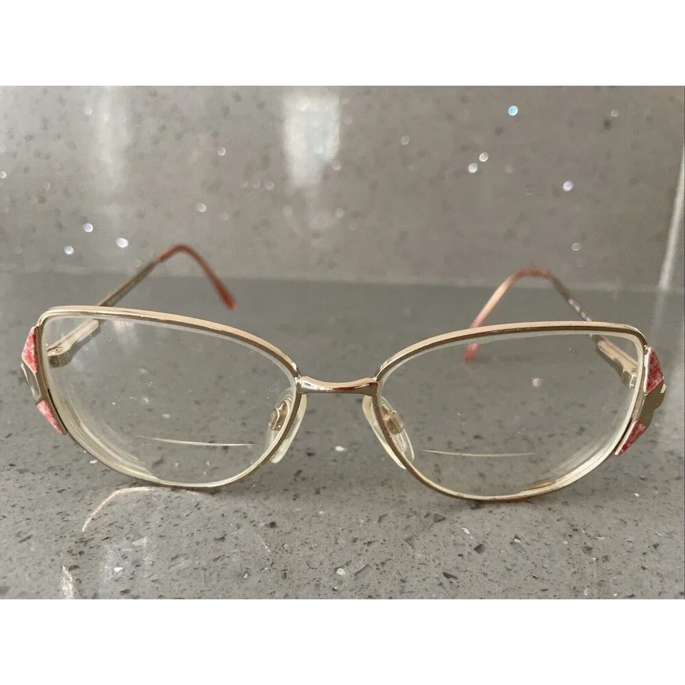 Fantasy by MARCOLIN Mod 7085 Col 823 53-15-130 Italy 80's Eyeglasses Frames ONLY